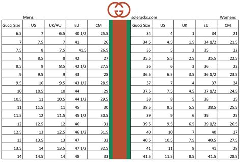 gucci women shoes size chart|women's gucci shoes size 10.5.